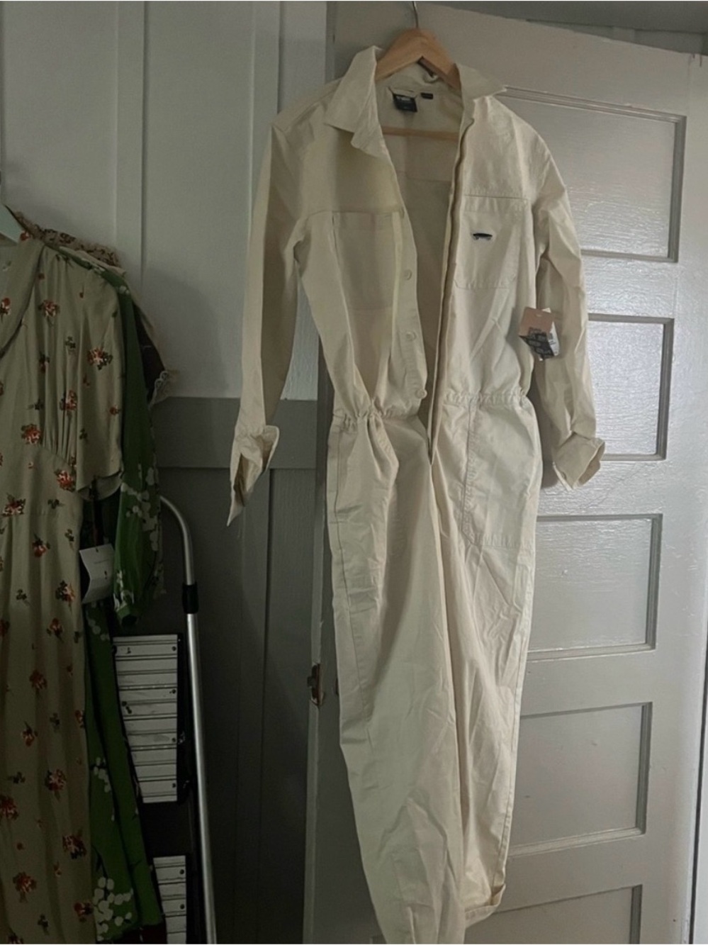 Vans Cream Utility Jumpsuit nwt s